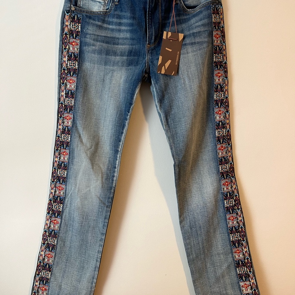 Driftwood beaded jeans, Brand NEW